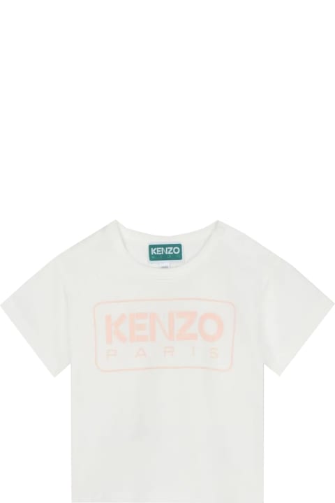Kenzo Kids T-Shirts & Polo Shirts for Baby Girls Kenzo Kids Cotton T-shirt