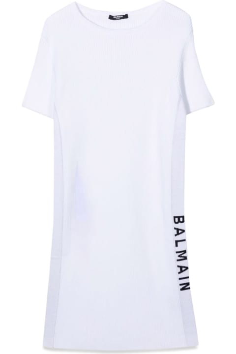 Sale for Kids Balmain Logo Dress