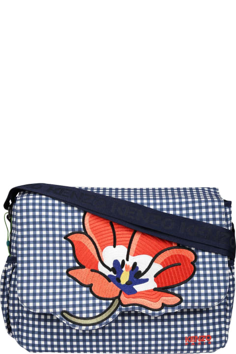 Blue Changing Bag For Baby Kids With Poppy