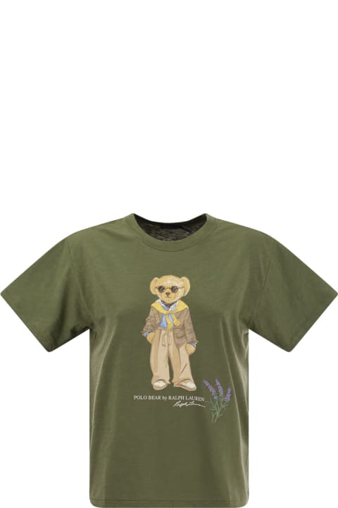 Fashion for Women Polo Ralph Lauren Polo Bear Jersey T-shirt
