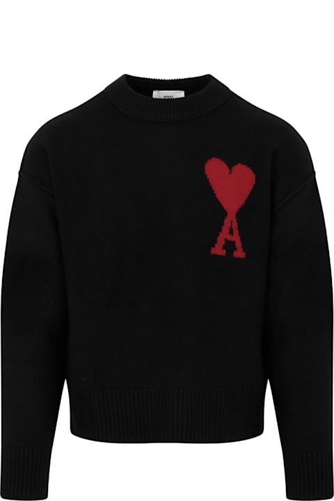 Sweaters for Men Ami Alexandre Mattiussi Adc Crewneck Sweater