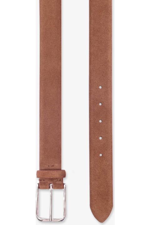Larusmiani Belts for Men Larusmiani Suede Leather Belt Belt