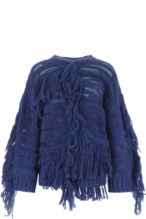 Fleeces & Tracksuits for Women Stella McCartney Blue Alpaca Blend Sweater