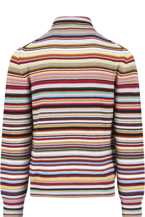 Paul Smith for Men Paul Smith Striped Wool Turtleneck Sweater