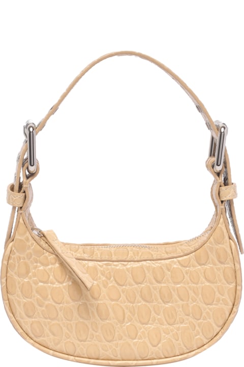 Homeware BY FAR Mini Soho Croco Shoulder Bag