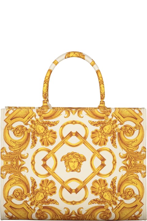 Sale for Women Versace Canvas Tote Bag