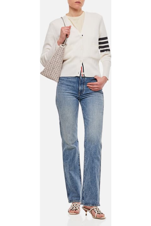 Homeware Thom Browne V-neck Merino Wool Cardigan