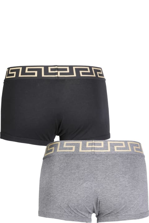 Versace Underwear for Women Versace Pack Of Two Boxer Shorts With Greek