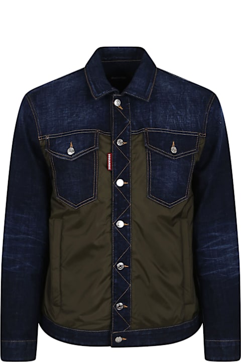 Homeware Dsquared2 Denim Puffer Jean Jacket