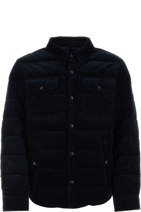 メンズ Polo Ralph Laurenのコート＆ジャケット Polo Ralph Lauren Midnight Blue Cotton Down Jacket