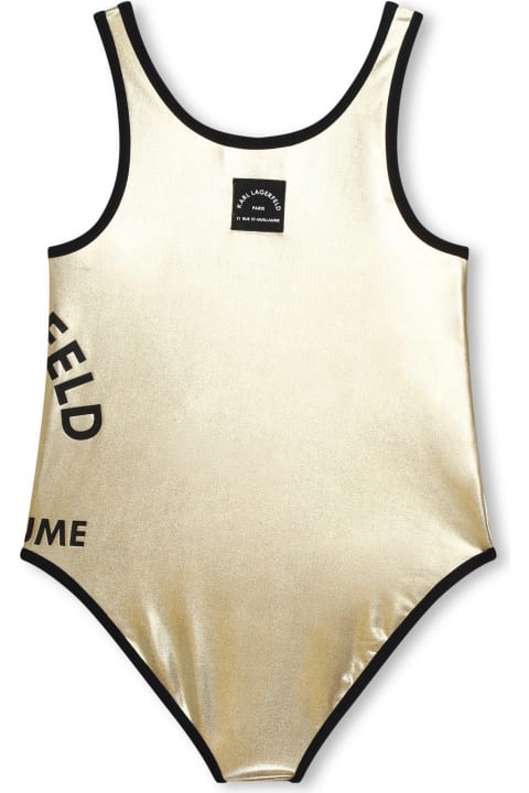 Swimwear for Girls Karl Lagerfeld Kids Costume Con Stampa