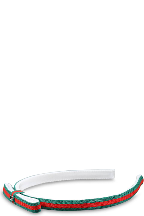 Gucci Accessories & Gifts for Girls Gucci Multicolor Headband For Girl With Web Detail