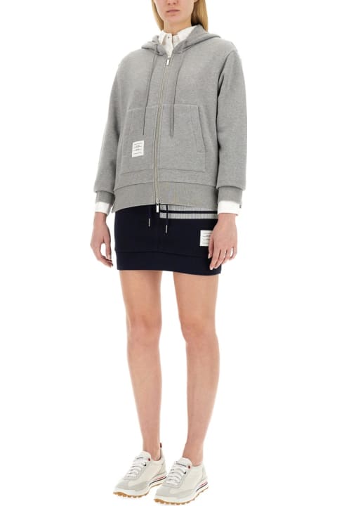 Thom Browne Fleeces & Tracksuits for Women Thom Browne Sweatshirt With Rwb Detail