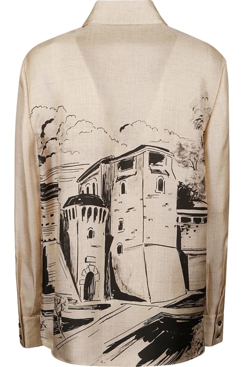 Alberta Ferretti for Women Alberta Ferretti Printed Long-sleeved Shirt