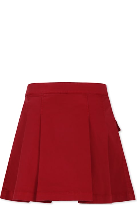 Philosophy di Lorenzo Serafini for Men Philosophy di Lorenzo Serafini Red Skirt For Girl With Logo