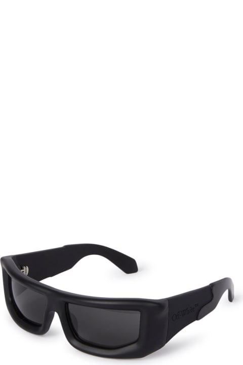 Buy Off-White Virgil Sunglasses 'Black/Blue' - OERI008C99PLA0021045