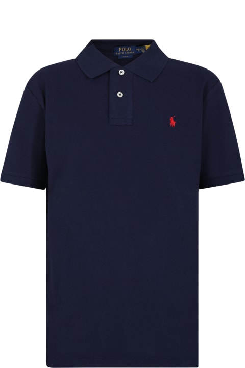 Ralph Lauren for Kids Ralph Lauren Blue Polo Shiirt For Boy With Iconic Pony