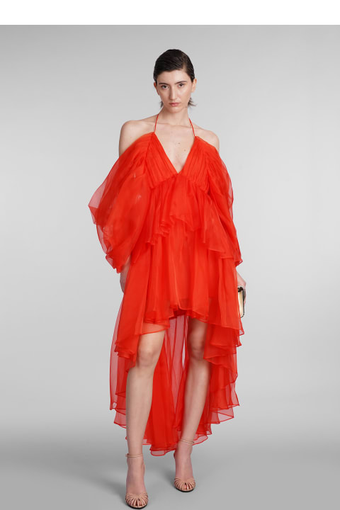 ウィメンズ Zimmermannのワンピース＆ドレス Zimmermann Dress In Red Silk