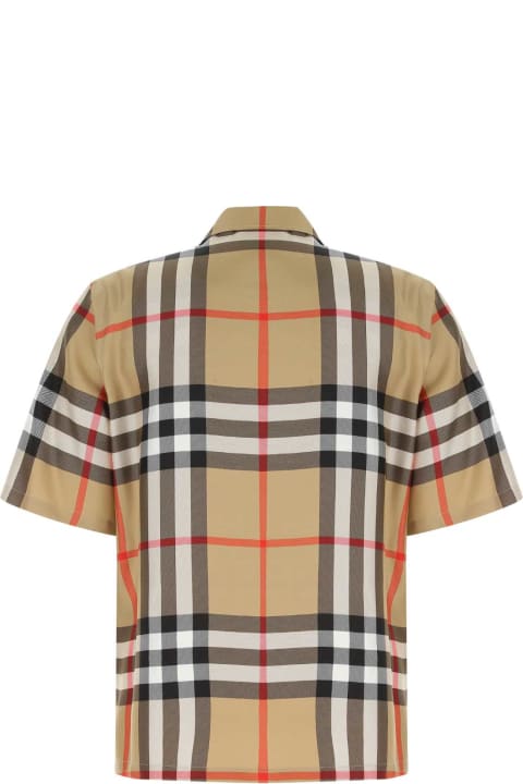 Burberry for Men Burberry Embroidered Silk Shirt