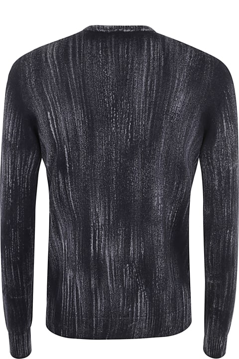 Avant Toi Sweaters for Men Avant Toi Tonal Effect Round Neck Reversible Pullover