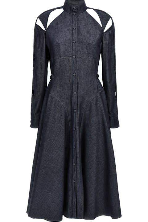 Giovanni Bedin Clothing for Women Giovanni Bedin Cut-out Denim Dress