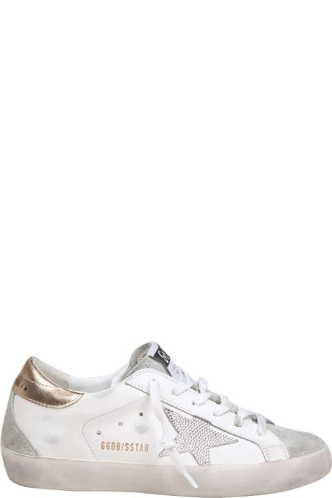 Fashion for Women Golden Goose Golden Goose Super Star Sneakers In Leather And Suede With Crystal