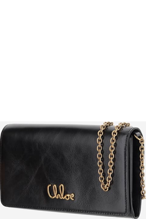 Chloé Bags for Women Chloé Logo Shoulder Bag