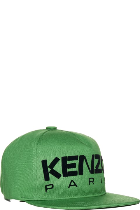 Kenzo Accessories for Men Kenzo Logo Cotton Baseball Cap