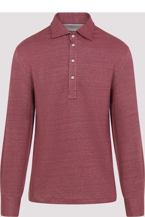 Brunello Cucinelli for Kids Brunello Cucinelli Long Sleeves Polo