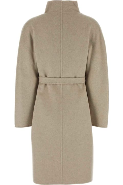 Max Mara Clothing for Women Max Mara Cappuccino Cashmere Lilia Coat