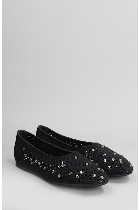 Pedro Garcia Shoes for Women Pedro Garcia Ariane Ballet Flats In Black Suede