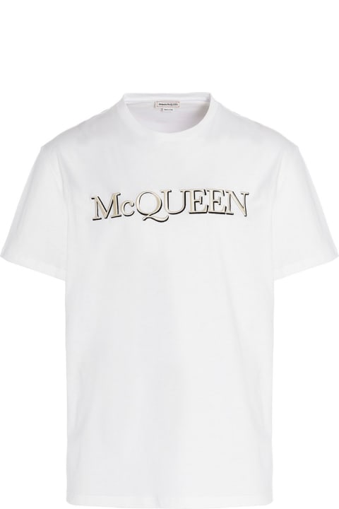 Alexander McQueen Topwear for Men Alexander McQueen Logo Cotton T-shirt