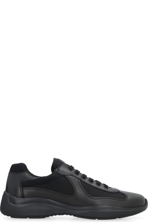 Sale for Men Prada America's Cup Leather Sneakers