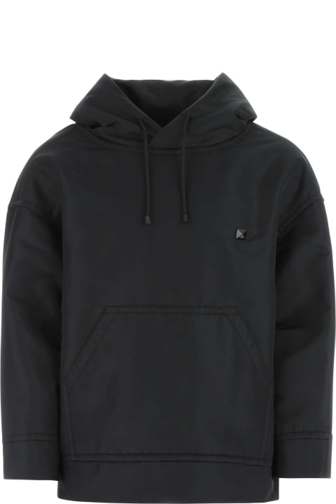 Fleeces & Tracksuits Sale for Men Valentino Garavani Black Nylon Sweatshirt