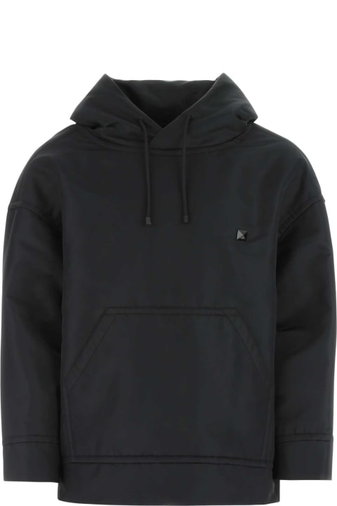 Sale for Men Valentino Garavani Black Nylon Sweatshirt