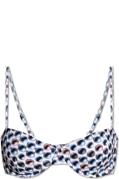 Homeware Tory Burch Printed Underwire Bikini Top