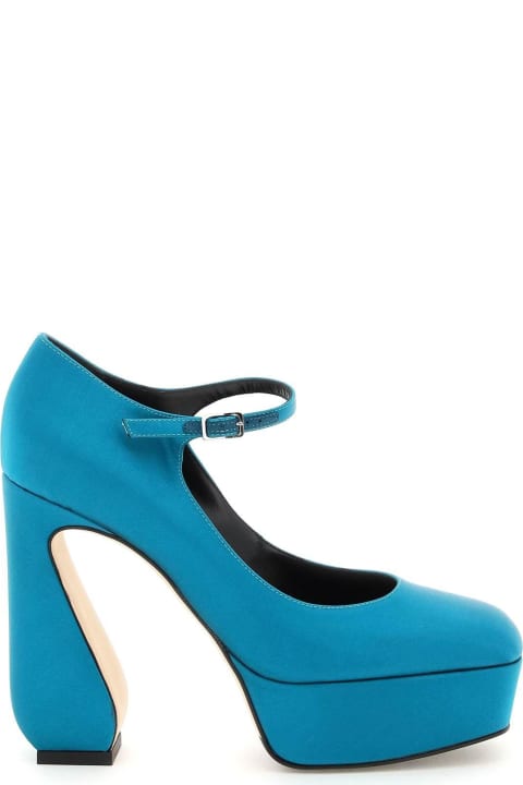 SI Rossi High-Heeled Shoes for Women SI Rossi Crepe Satin Pumps