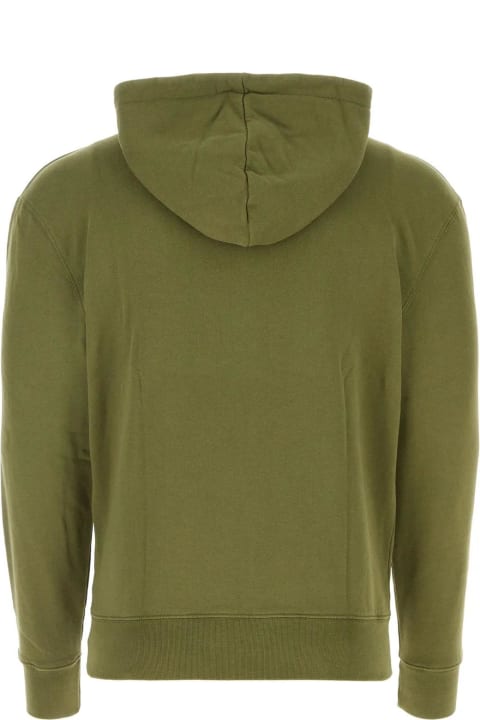 Army Green Cotton Sweatshirt