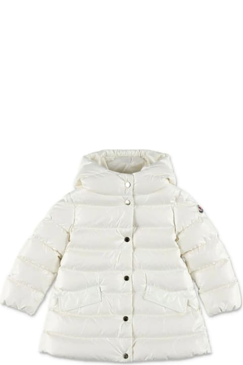 Moncler Coats & Jackets for Baby Girls Moncler Moncler Kids Coats White