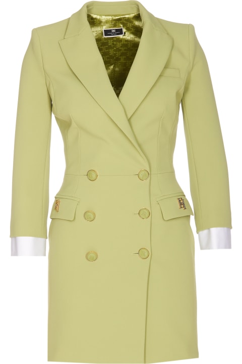 Coats & Jackets for Women Elisabetta Franchi Double Breasted Mini Dress