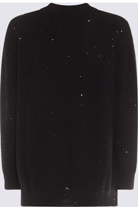 Fabiana Filippi Sweaters for Women Fabiana Filippi Dark Blue Cotton Knitwear
