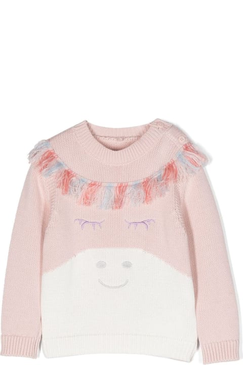 Topwear for Baby Girls Stella McCartney Kids Stella Mccartney Kids Sweaters Pink