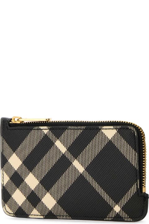 Burberry Wallets for Women Burberry Printed Canvas Check Card Holder