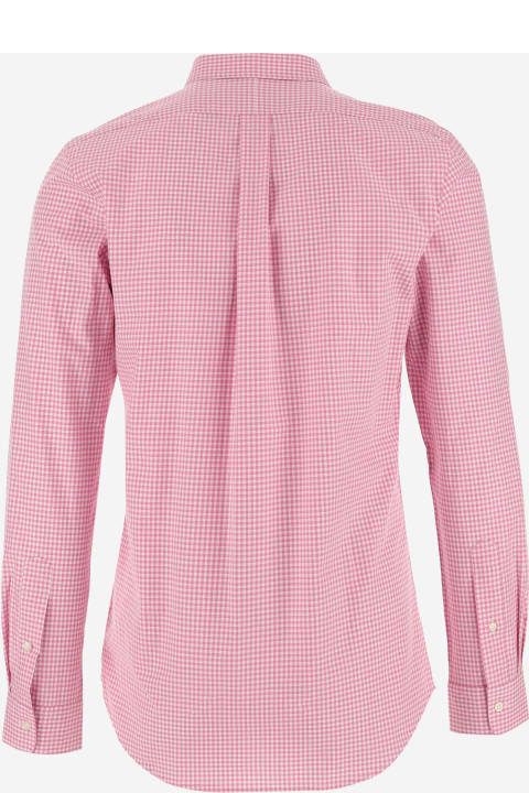 Ralph Lauren for Men Ralph Lauren Stretch Cotton Shirt With Plaid Pattern