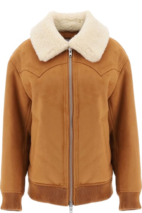 STAND STUDIO Women STAND STUDIO Lillee Eco-shearling Bomber Jacket