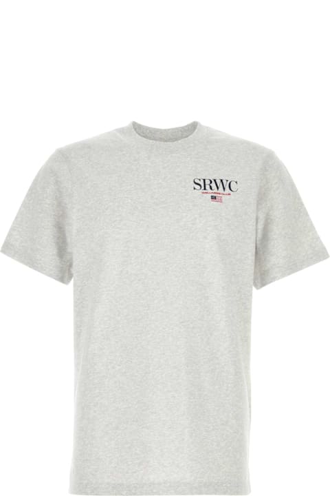 Sporty & Rich for Kids Sporty & Rich Melange Grey Cotton T-shirt