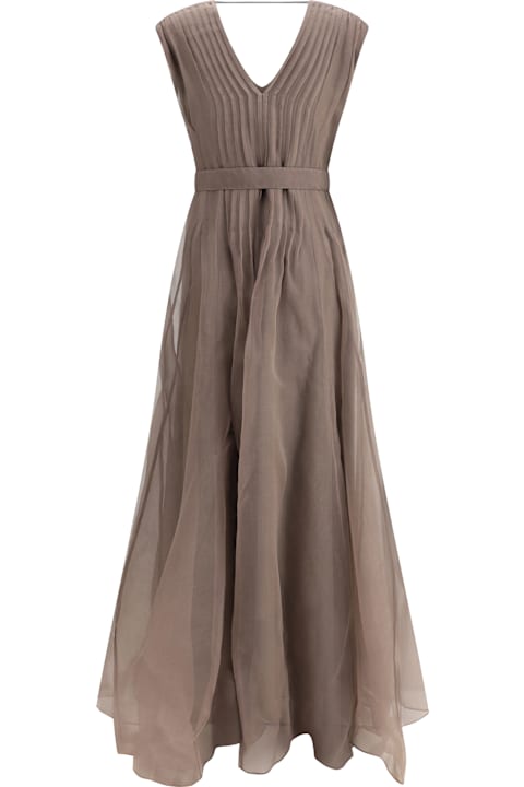 Fashion for Women Brunello Cucinelli Silk Long Dress