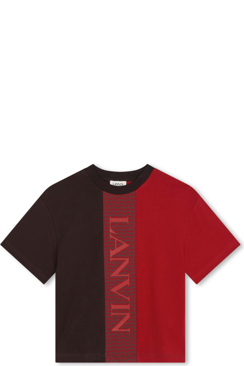 Lanvin T-Shirts & Polo Shirts for Boys Lanvin T-shirt Con Logo