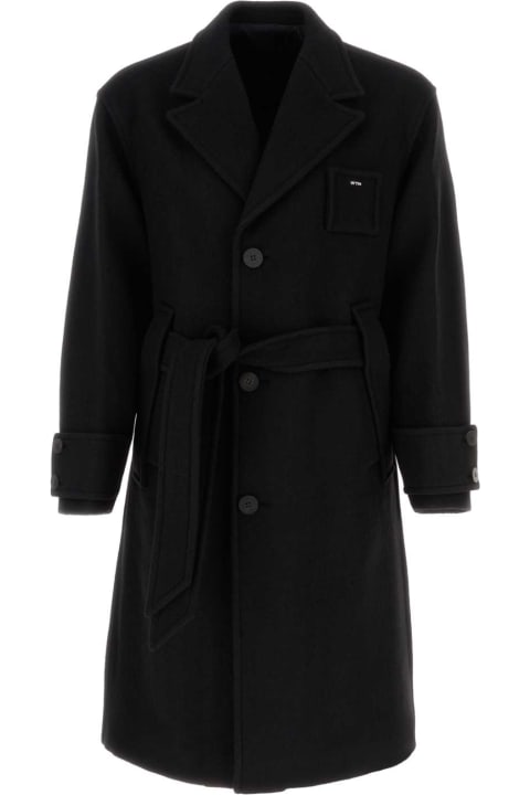 WOOYOUNGMI Coats & Jackets for Men WOOYOUNGMI Black Wool Coat