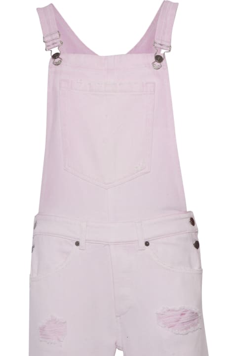 Fashion for Women Dondup Pink Denim Overalls